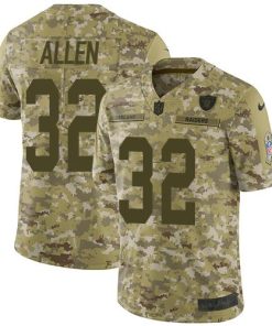 Nike Las Vegas Raiders #32 Marcus Allen Camo Men's Stitched NFL Limited 2018 Salute To Service Jersey Men's