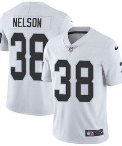 Nike Las Vegas Raiders #38 Nick Nelson White Men's Stitched NFL Vapor Untouchable Limited Jersey Men's