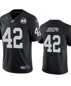 Nike Las Vegas Raiders #42 Karl Joseph Black 60th Anniversary Vapor Limited Stitched NFL 100th Season Jersey Men's
