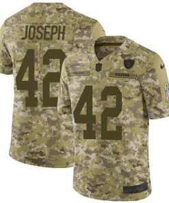 Nike Las Vegas Raiders #42 Karl Joseph Camo Men's Stitched NFL Limited 2018 Salute To Service Jersey Men's