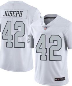 Nike Las Vegas Raiders #42 Karl Joseph White Men's Stitched NFL Limited Rush Jersey Men's
