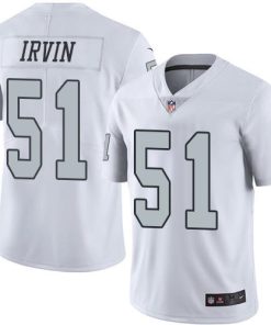 Nike Las Vegas Raiders #51 Bruce Irvin White Men's Stitched NFL Limited Rush Jersey Men's