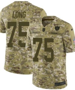 Nike Las Vegas Raiders #75 Howie Long Camo Men's Stitched NFL Limited 2018 Salute To Service Jersey Men's