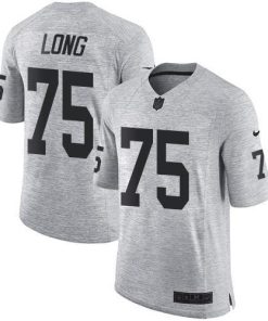 Nike Las Vegas Raiders #75 Howie Long Gray Men's Stitched NFL Limited Gridiron Gray II Jersey Men's