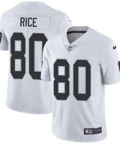 Nike Las Vegas Raiders #80 Jerry Rice White Men's Stitched NFL Vapor Untouchable Limited Jersey Men's