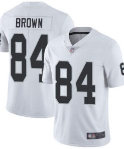 Nike Las Vegas Raiders #84 Antonio Brown White Men's Stitched NFL Vapor Untouchable Limited Jersey Men's