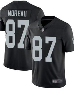 Nike Las Vegas Raiders #87 Foster Moreau Black Team Color Men's Stitched NFL Vapor Untouchable Limited Jersey Men's