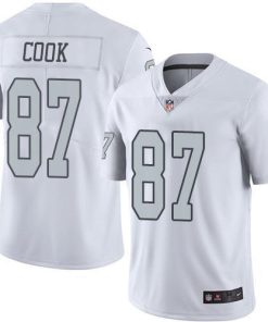 Nike Las Vegas Raiders #87 Jared Cook White Men's Stitched NFL Limited Rush Jersey Men's