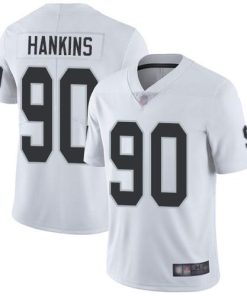 Nike Las Vegas Raiders #90 Johnathan Hankins White Men's Stitched NFL Vapor Untouchable Limited Jersey Men's