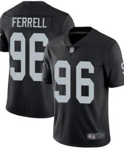 Nike Las Vegas Raiders #96 Clelin Ferrell Black Team Color Men's Stitched NFL Vapor Untouchable Limited Jersey Men's