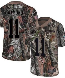 Nike Lions #11 Kalif Raymond Camo Men's Stitched NFL Limited Rush Realtree Jersey