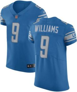 Nike Lions #9 Jameson Williams Blue Team Color Men's Stitched NFL Vapor Untouchable Elite Jersey