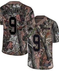 Nike Lions #9 Jameson Williams Camo Men's Stitched NFL Limited Rush Realtree Jersey