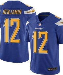 Nike Los Angeles Chargers #12 Travis Benjamin Electric Blue Men's Stitched NFL Limited Rush Jersey Men's