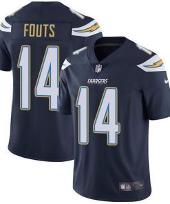 Nike Los Angeles Chargers #14 Dan Fouts Navy Blue Team Color Men's Stitched NFL Vapor Untouchable Limited Jersey Men's