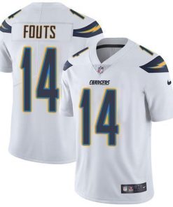 Nike Los Angeles Chargers #14 Dan Fouts White Men's Stitched NFL Vapor Untouchable Limited Jersey Men's