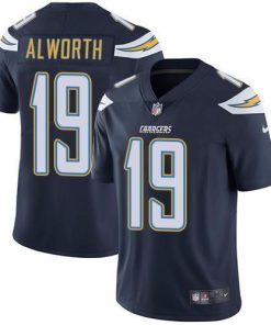 Nike Los Angeles Chargers #19 Lance Alworth Navy Blue Team Color Men's Stitched NFL Vapor Untouchable Limited Jersey Men's