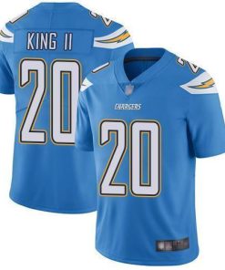 Nike Los Angeles Chargers #20 Desmond King II Electric Blue Alternate Men's Stitched NFL Vapor Untouchable Limited Jersey Men's
