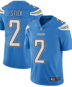 Nike Los Angeles Chargers #2 Easton Stick Electric Blue Alternate Men's Stitched NFL Vapor Untouchable Limited Jersey Men's