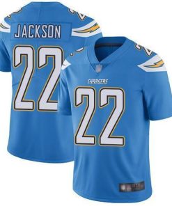 Nike Los Angeles Chargers #22 Justin Jackson Electric Blue Alternate Men's Stitched NFL Vapor Untouchable Limited Jersey Men's