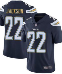 Nike Los Angeles Chargers #22 Justin Jackson Navy Blue Team Color Men's Stitched NFL Vapor Untouchable Limited Jersey Men's