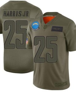 Nike Los Angeles Chargers #25 Chris Harris Jr Camo Men's Stitched NFL Limited 2019 Salute To Service Jersey Men's