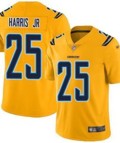Nike Los Angeles Chargers #25 Chris Harris Jr Gold Men's Stitched NFL Limited Inverted Legend Jersey Men's