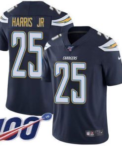 Nike Los Angeles Chargers #25 Chris Harris Jr Navy Blue Team Color Men's Stitched NFL 100th Season Vapor Untouchable Limited Jersey Men's
