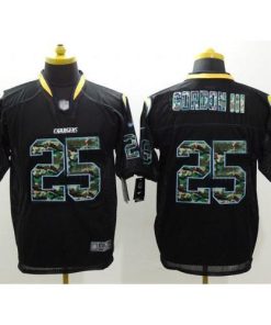 Nike Los Angeles Chargers #25 Melvin Gordon III Black Men's Stitched NFL Elite Camo Fashion Jersey Men's