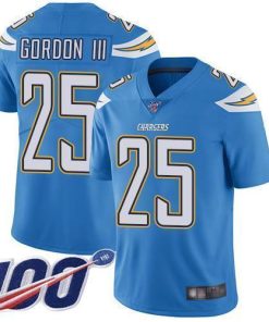 Nike Los Angeles Chargers #25 Melvin Gordon III Electric Blue Alternate Men's Stitched NFL 100th Season Vapor Limited Jersey Men's