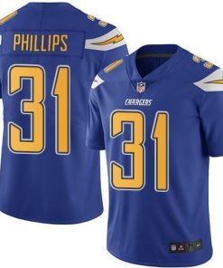 Nike Los Angeles Chargers #31 Adrian Phillips Electric Blue Men's Stitched NFL Limited Rush Jersey Men's