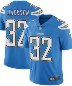 Nike Los Angeles Chargers #32 Justin Jackson Electric Blue Alternate Men's Stitched NFL Vapor Untouchable Limited Jersey Men's