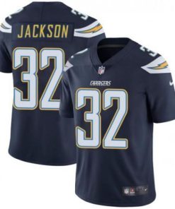 Nike Los Angeles Chargers #32 Justin Jackson Navy Blue Team Color Men's Stitched NFL Vapor Untouchable Limited Jersey Men's