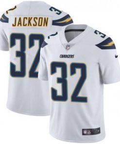 Nike Los Angeles Chargers #32 Justin Jackson White Men's Stitched NFL Vapor Untouchable Limited Jersey Men's
