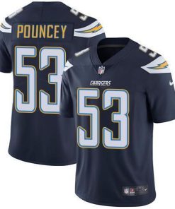 Nike Los Angeles Chargers #53 Mike Pouncey Navy Blue Team Color Men's Stitched NFL Vapor Untouchable Limited Jersey Men's