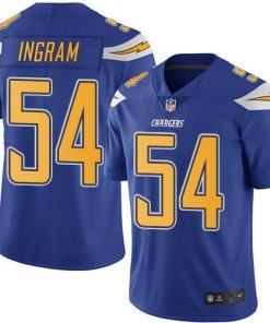 Nike Los Angeles Chargers #54 Melvin Ingram Electric Blue Men's Stitched NFL Limited Rush Jersey Men's