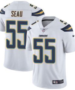 Nike Los Angeles Chargers #55 Junior Seau White Men's Stitched NFL Vapor Untouchable Limited Jersey Men's