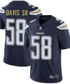 Nike Los Angeles Chargers #58 Thomas Davis Sr Navy Blue Team Color Men's Stitched NFL Vapor Untouchable Limited Jersey Men's