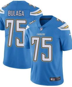 Nike Los Angeles Chargers #75 Bryan Bulaga Electric Blue Alternate Men's Stitched NFL Vapor Untouchable Limited Jersey Men's