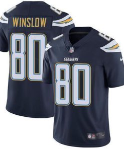 Nike Los Angeles Chargers #80 Kellen Winslow Navy Blue Team Color Men's Stitched NFL Vapor Untouchable Limited Jersey Men's