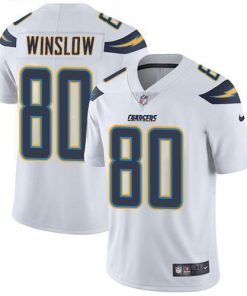 Nike Los Angeles Chargers #80 Kellen Winslow White Men's Stitched NFL Vapor Untouchable Limited Jersey Men's