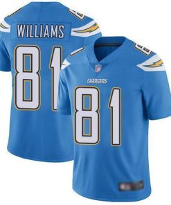 Nike Los Angeles Chargers #81 Mike Williams Electric Blue Alternate Men's Stitched NFL Vapor Untouchable Limited Jersey Men's