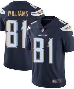 Nike Los Angeles Chargers #81 Mike Williams Navy Blue Team Color Men's Stitched NFL Vapor Untouchable Limited Jersey Men's