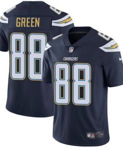 Nike Los Angeles Chargers #88 Virgil Green Navy Blue Team Color Men's Stitched NFL Vapor Untouchable Limited Jersey Men's