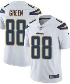 Nike Los Angeles Chargers #88 Virgil Green White Men's Stitched NFL Vapor Untouchable Limited Jersey Men's