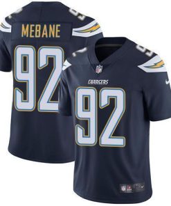 Nike Los Angeles Chargers #92 Brandon Mebane Navy Blue Team Color Men's Stitched NFL Vapor Untouchable Limited Jersey Men's