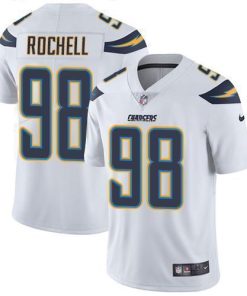 Nike Los Angeles Chargers #98 Isaac Rochell White Men's Stitched NFL Vapor Untouchable Limited Jersey Men's