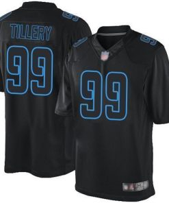 Nike Los Angeles Chargers #99 Jerry Tillery Black Men's Stitched NFL Impact Limited Jersey Men's