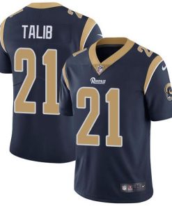 Nike Los Angeles Rams #21 Aqib Talib Navy Blue Team Color Men's Stitched NFL Vapor Untouchable Limited Jersey Men's