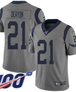 Nike Los Angeles Rams #21 Donte Deayon Gray Men's Stitched NFL Limited Inverted Legend 100th Season Jersey Men's